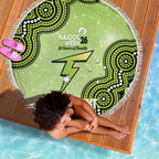 Sydney Thunder NAIDOC Week 2026 Custom Beach Blanket 50 Years Deadly Indigenous Art Glitter Effect