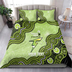 Sydney Thunder NAIDOC Week 2026 Custom Bedding Set 50 Years Deadly Indigenous Art Glitter Effect