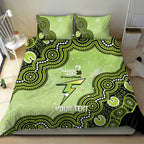 Sydney Thunder NAIDOC Week 2026 Custom Bedding Set 50 Years Deadly Indigenous Art Glitter Effect
