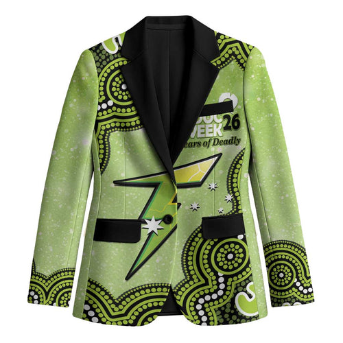 Sydney Thunder NAIDOC Week 2026 Custom Blazer 50 Years Deadly Indigenous Art Glitter Effect