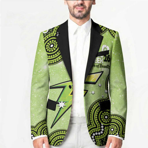 Sydney Thunder NAIDOC Week 2026 Custom Blazer 50 Years Deadly Indigenous Art Glitter Effect