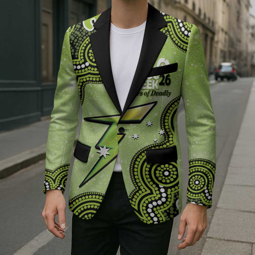 Sydney Thunder NAIDOC Week 2026 Custom Blazer 50 Years Deadly Indigenous Art Glitter Effect