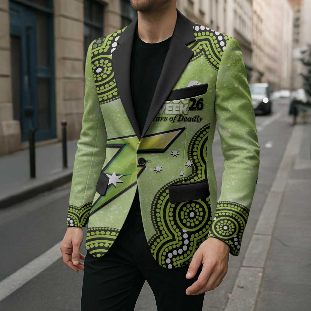 Sydney Thunder NAIDOC Week 2026 Custom Blazer 50 Years Deadly Indigenous Art Glitter Effect