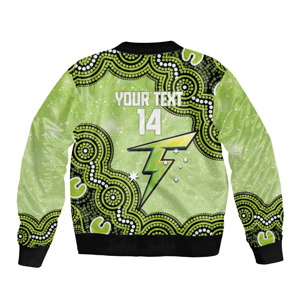 Sydney Thunder NAIDOC Week 2026 Custom Bomber Jacket 50 Years Deadly Indigenous Art Glitter Effect