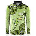 Sydney Thunder NAIDOC Week 2026 Custom Button Sweatshirt 50 Years Deadly Indigenous Art Glitter Effect