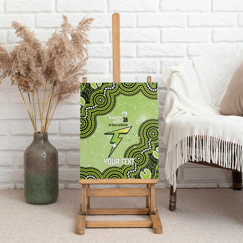 Sydney Thunder NAIDOC Week 2026 Custom Canvas Wall Art 50 Years Deadly Indigenous Art Glitter Effect