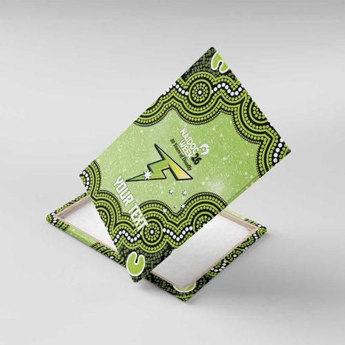 Sydney Thunder NAIDOC Week 2026 Custom Canvas Wall Art 50 Years Deadly Indigenous Art Glitter Effect