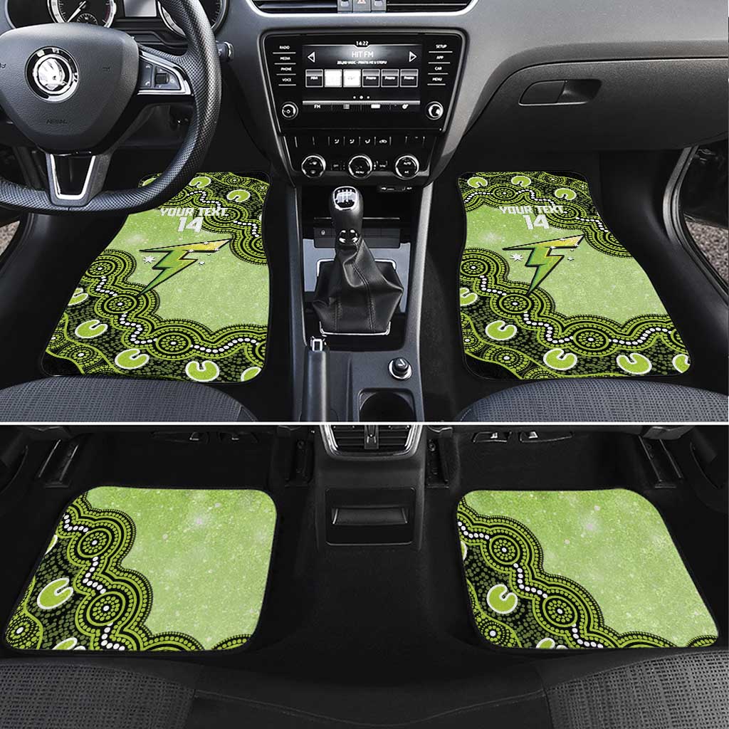 Sydney Thunder NAIDOC Week 2026 Custom Car Mats 50 Years Deadly Indigenous Art Glitter Effect