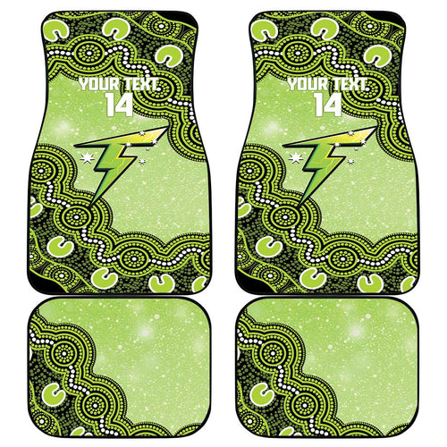 Sydney Thunder NAIDOC Week 2026 Custom Car Mats 50 Years Deadly Indigenous Art Glitter Effect