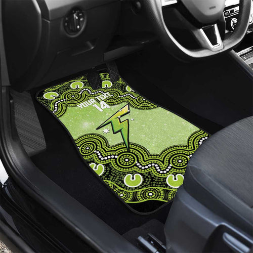 Sydney Thunder NAIDOC Week 2026 Custom Car Mats 50 Years Deadly Indigenous Art Glitter Effect