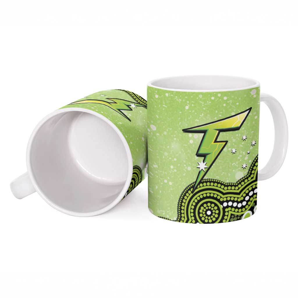 Sydney Thunder NAIDOC Week 2026 Custom Ceramic Mug 50 Years Deadly Indigenous Art Glitter Effect