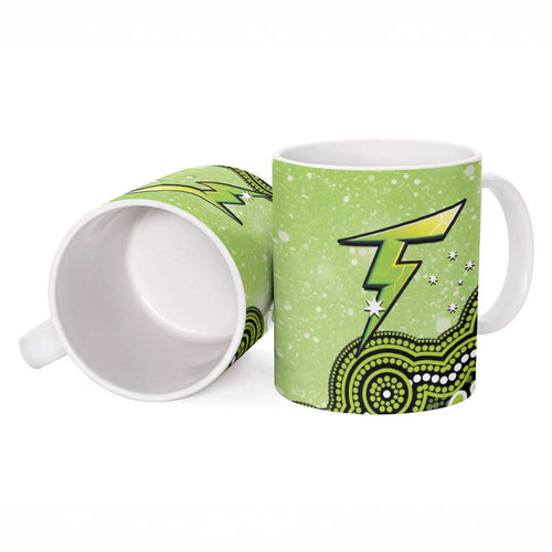 Sydney Thunder NAIDOC Week 2026 Custom Ceramic Mug 50 Years Deadly Indigenous Art Glitter Effect