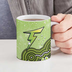Sydney Thunder NAIDOC Week 2026 Custom Ceramic Mug 50 Years Deadly Indigenous Art Glitter Effect