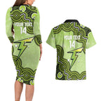 Sydney Thunder NAIDOC Week 2026 Custom Couples Matching Long Sleeve Bodycon Dress and Hawaiian Shirt 50 Years Deadly Indigenous Art Glitter Effect