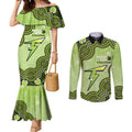 Sydney Thunder NAIDOC Week 2026 Custom Couples Matching Mermaid Dress and Long Sleeve Button Shirt 50 Years Deadly Indigenous Art Glitter Effect