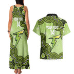 Sydney Thunder NAIDOC Week 2026 Custom Couples Matching Tank Maxi Dress and Hawaiian Shirt 50 Years Deadly Indigenous Art Glitter Effect