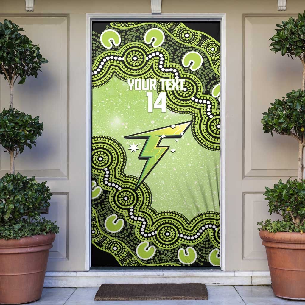 Sydney Thunder NAIDOC Week 2026 Custom Door Cover 50 Years Deadly Indigenous Art Glitter Effect