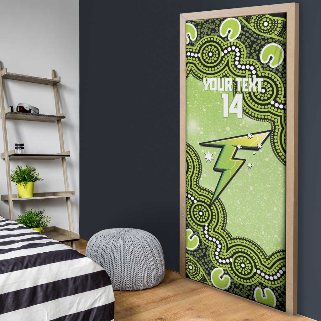 Sydney Thunder NAIDOC Week 2026 Custom Door Cover 50 Years Deadly Indigenous Art Glitter Effect
