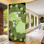 Sydney Thunder NAIDOC Week 2026 Custom Door Cover 50 Years Deadly Indigenous Art Glitter Effect