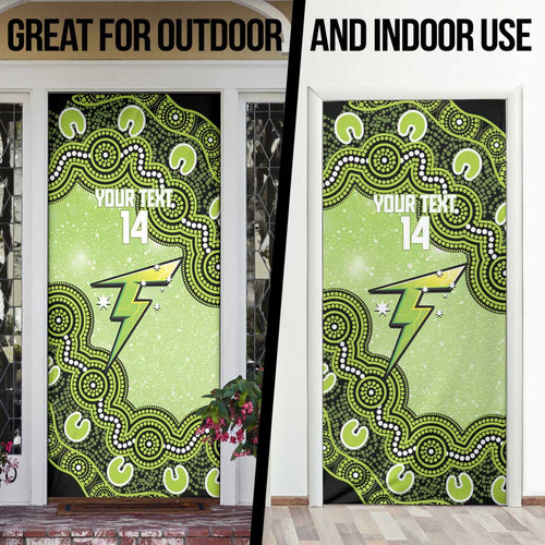 Sydney Thunder NAIDOC Week 2026 Custom Door Cover 50 Years Deadly Indigenous Art Glitter Effect