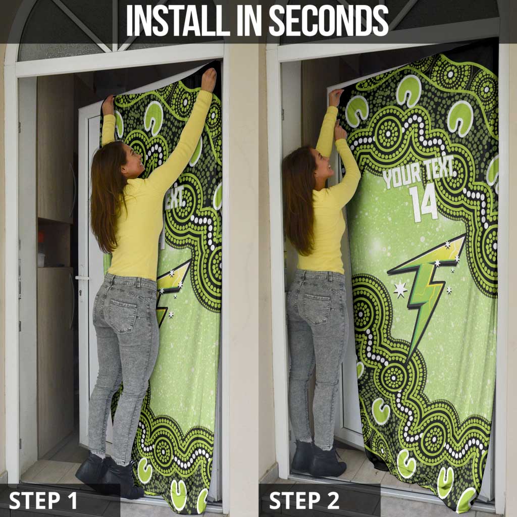 Sydney Thunder NAIDOC Week 2026 Custom Door Cover 50 Years Deadly Indigenous Art Glitter Effect
