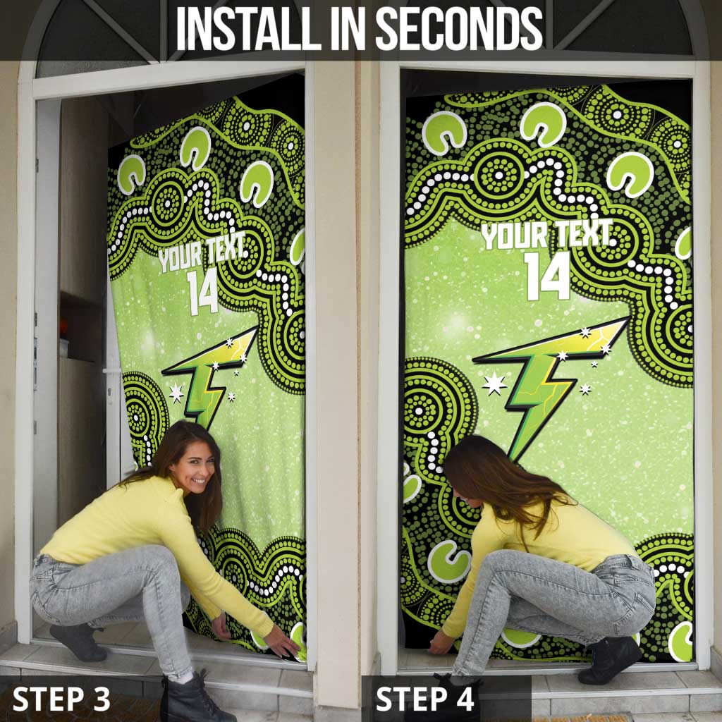 Sydney Thunder NAIDOC Week 2026 Custom Door Cover 50 Years Deadly Indigenous Art Glitter Effect