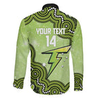 Sydney Thunder NAIDOC Week 2026 Custom Family Matching Mermaid Dress and Hawaiian Shirt 50 Years Deadly Indigenous Art Glitter Effect