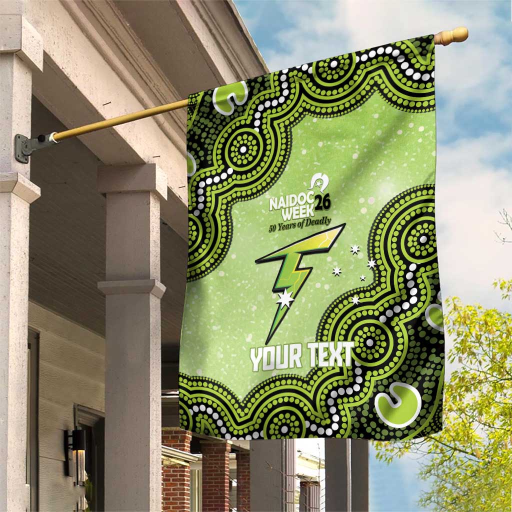 Sydney Thunder NAIDOC Week 2026 Custom Garden Flag 50 Years Deadly Indigenous Art Glitter Effect