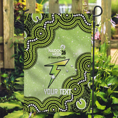 Sydney Thunder NAIDOC Week 2026 Custom Garden Flag 50 Years Deadly Indigenous Art Glitter Effect