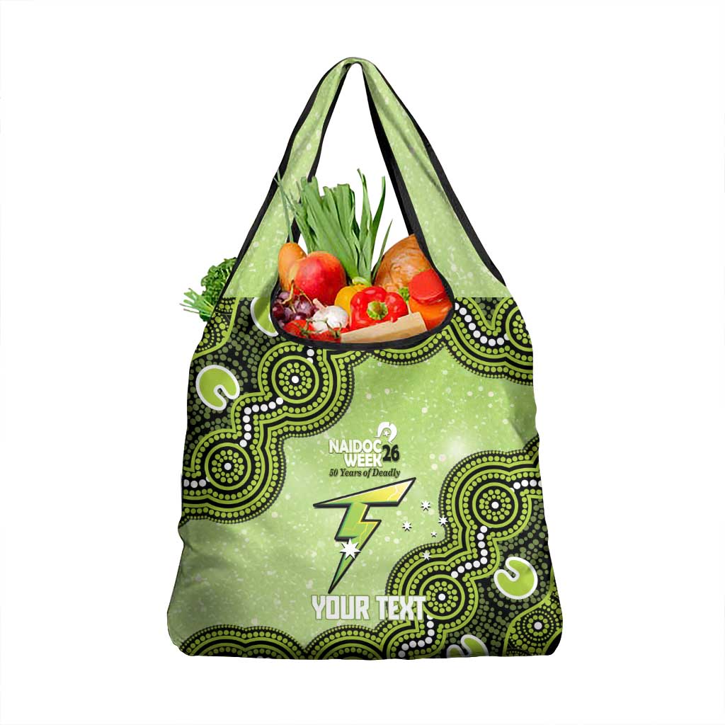 Sydney Thunder NAIDOC Week 2026 Custom Grocery Bag 50 Years Deadly Indigenous Art Glitter Effect