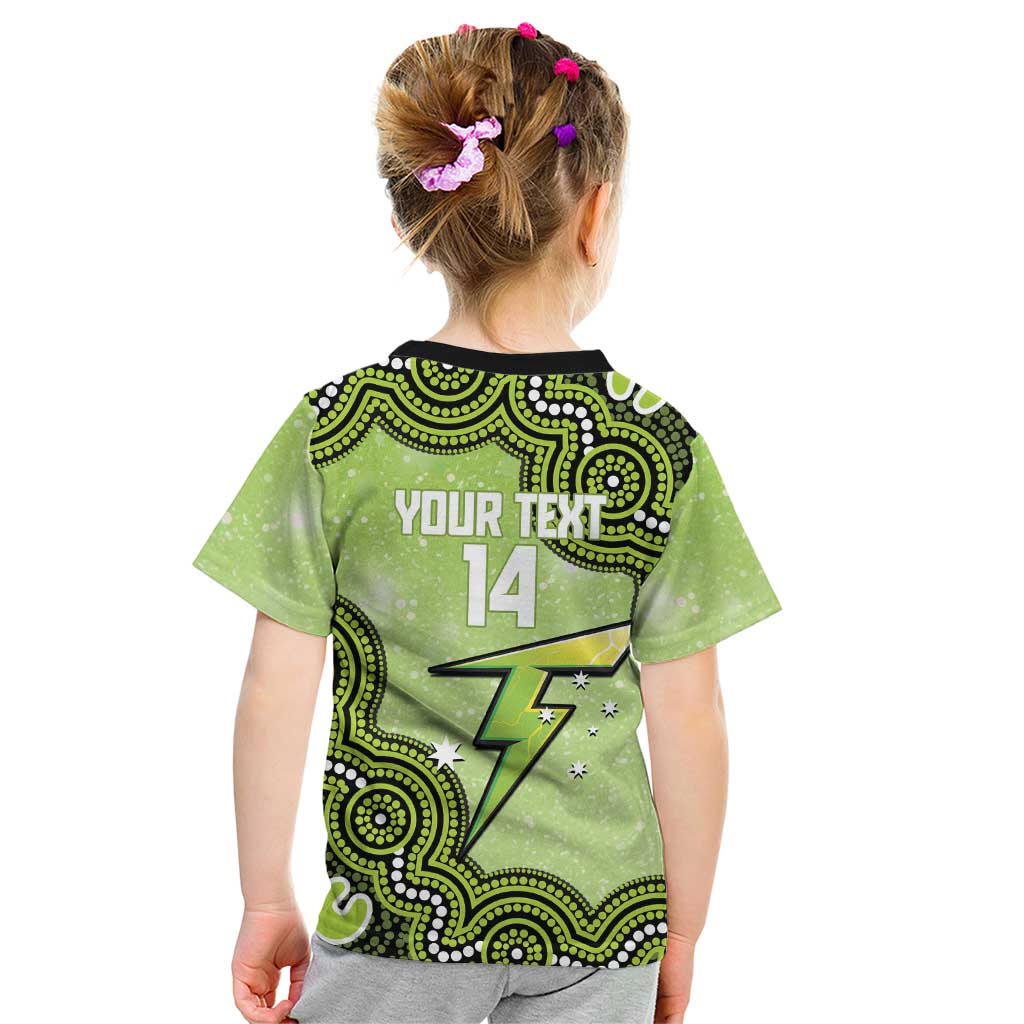 Sydney Thunder NAIDOC Week 2026 Custom Kid T Shirt 50 Years Deadly Indigenous Art Glitter Effect