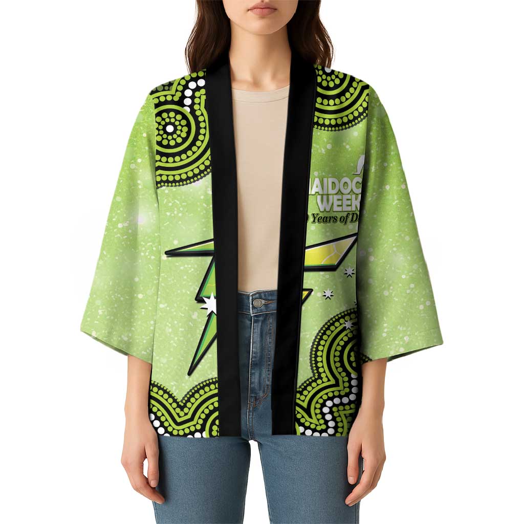 Sydney Thunder NAIDOC Week 2026 Custom Kimono 50 Years Deadly Indigenous Art Glitter Effect
