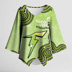 Sydney Thunder NAIDOC Week 2026 Custom Kimono Sleeve Blouse 50 Years Deadly Indigenous Art Glitter Effect