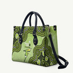 Sydney Thunder NAIDOC Week 2026 Custom Leather Bag 50 Years Deadly Indigenous Art Glitter Effect