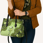 Sydney Thunder NAIDOC Week 2026 Custom Leather Bag 50 Years Deadly Indigenous Art Glitter Effect