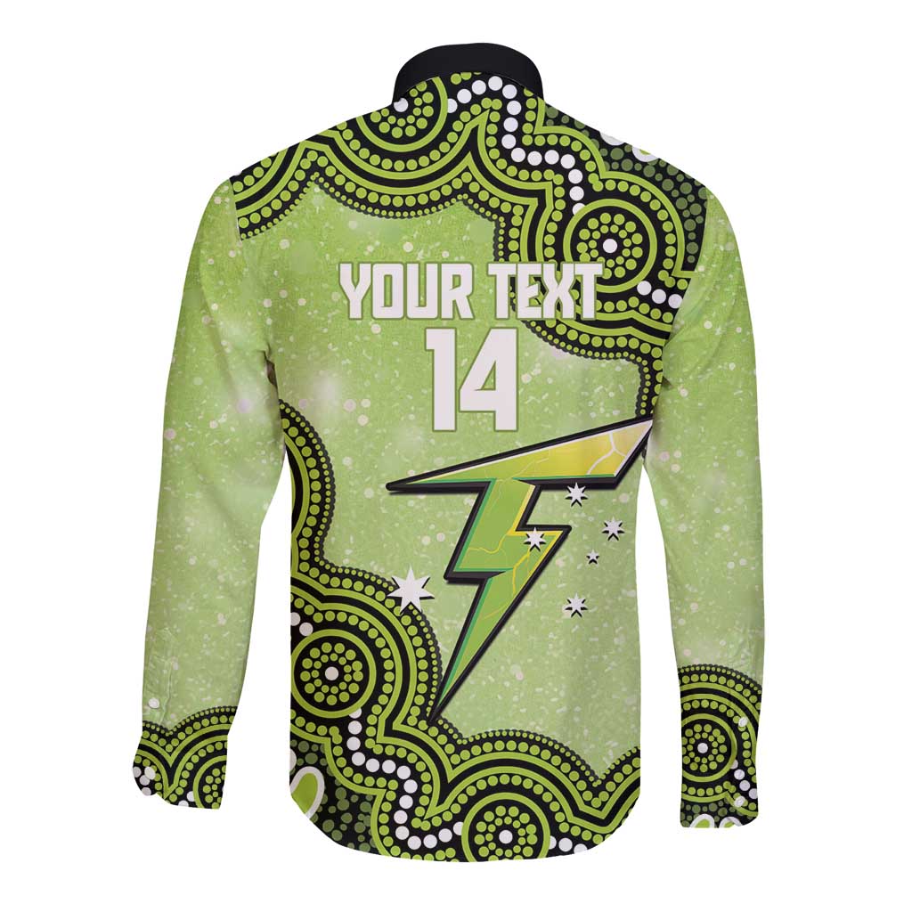Sydney Thunder NAIDOC Week 2026 Custom Long Sleeve Button Shirt 50 Years Deadly Indigenous Art Glitter Effect