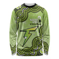Sydney Thunder NAIDOC Week 2026 Custom Long Sleeve Shirt 50 Years Deadly Indigenous Art Glitter Effect