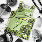 Sydney Thunder NAIDOC Week 2026 Custom Men Tank Top 50 Years Deadly Indigenous Art Glitter Effect