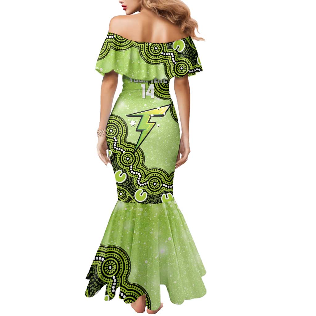 Sydney Thunder NAIDOC Week 2026 Custom Mermaid Dress 50 Years Deadly Indigenous Art Glitter Effect