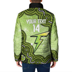 Sydney Thunder NAIDOC Week 2026 Custom Padded Jacket 50 Years Deadly Indigenous Art Glitter Effect