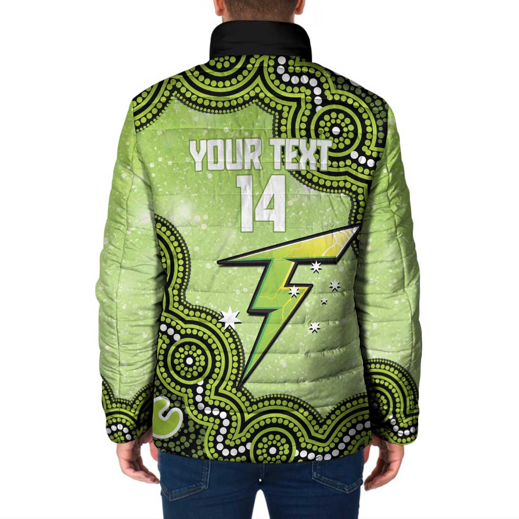Sydney Thunder NAIDOC Week 2026 Custom Padded Jacket 50 Years Deadly Indigenous Art Glitter Effect