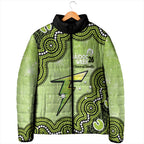 Sydney Thunder NAIDOC Week 2026 Custom Padded Jacket 50 Years Deadly Indigenous Art Glitter Effect