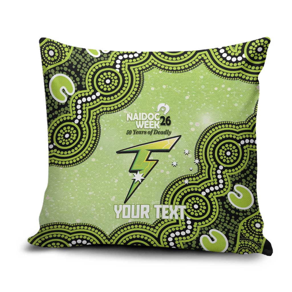 Sydney Thunder NAIDOC Week 2026 Custom Pillow Cover 50 Years Deadly Indigenous Art Glitter Effect