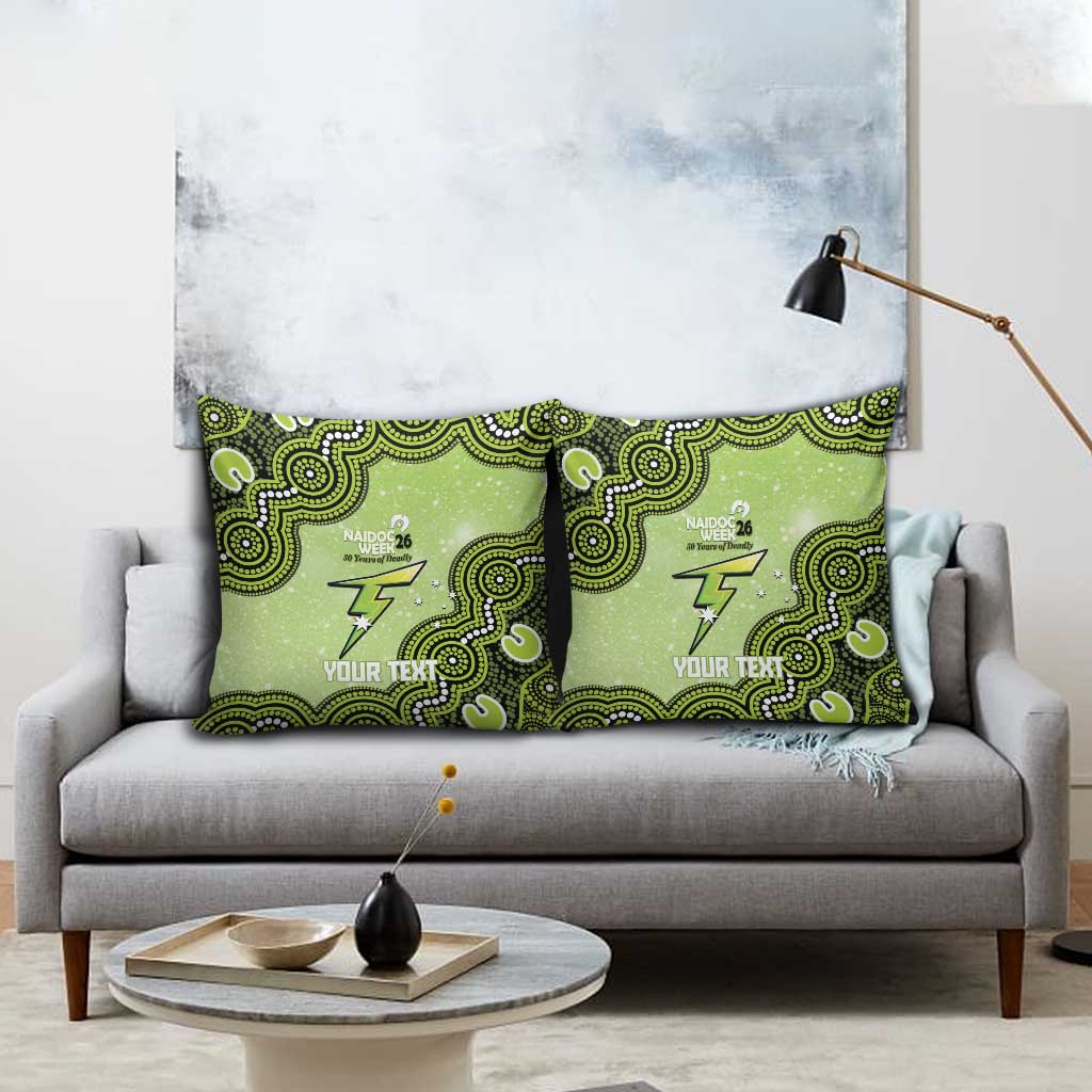 Sydney Thunder NAIDOC Week 2026 Custom Pillow Cover 50 Years Deadly Indigenous Art Glitter Effect