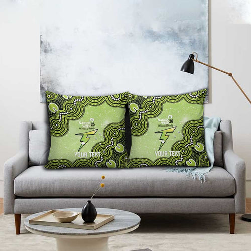 Sydney Thunder NAIDOC Week 2026 Custom Pillow Cover 50 Years Deadly Indigenous Art Glitter Effect