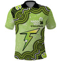 Sydney Thunder NAIDOC Week 2026 Custom Polo Shirt 50 Years Deadly Indigenous Art Glitter Effect
