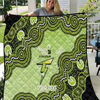Sydney Thunder NAIDOC Week 2026 Custom Quilt 50 Years Deadly Indigenous Art Glitter Effect