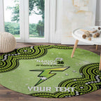 Sydney Thunder NAIDOC Week 2026 Custom Round Carpet 50 Years Deadly Indigenous Art Glitter Effect