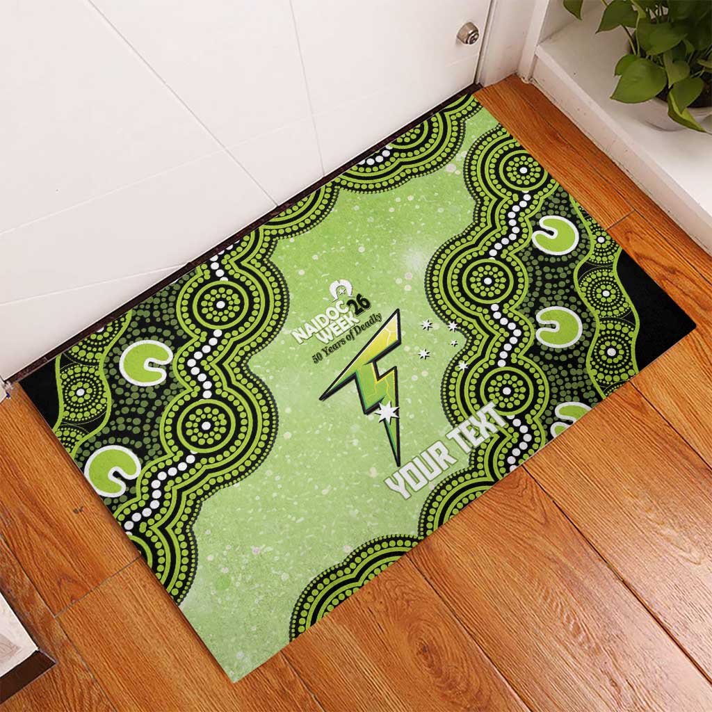 Sydney Thunder NAIDOC Week 2026 Custom Rubber Doormat 50 Years Deadly Indigenous Art Glitter Effect