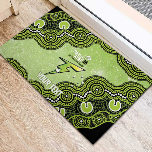 Sydney Thunder NAIDOC Week 2026 Custom Rubber Doormat 50 Years Deadly Indigenous Art Glitter Effect
